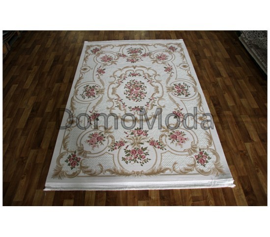 Акриловий килим Cihangir 8501 IVORY/PINK Купити в інтернет магазині ДомоМода Акриловий килим Cihangir 8501 IVORY/PINK - Висока якість за найкращою ціною в Україні